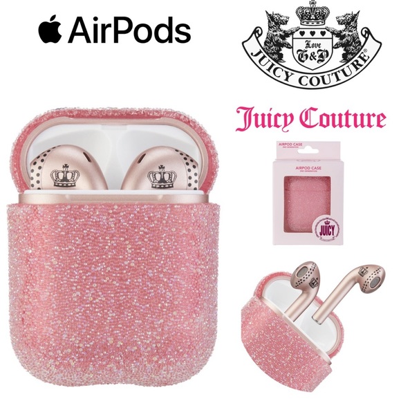 Juicy Couture Other Juicy Couture Pink Bling Glitter Textured